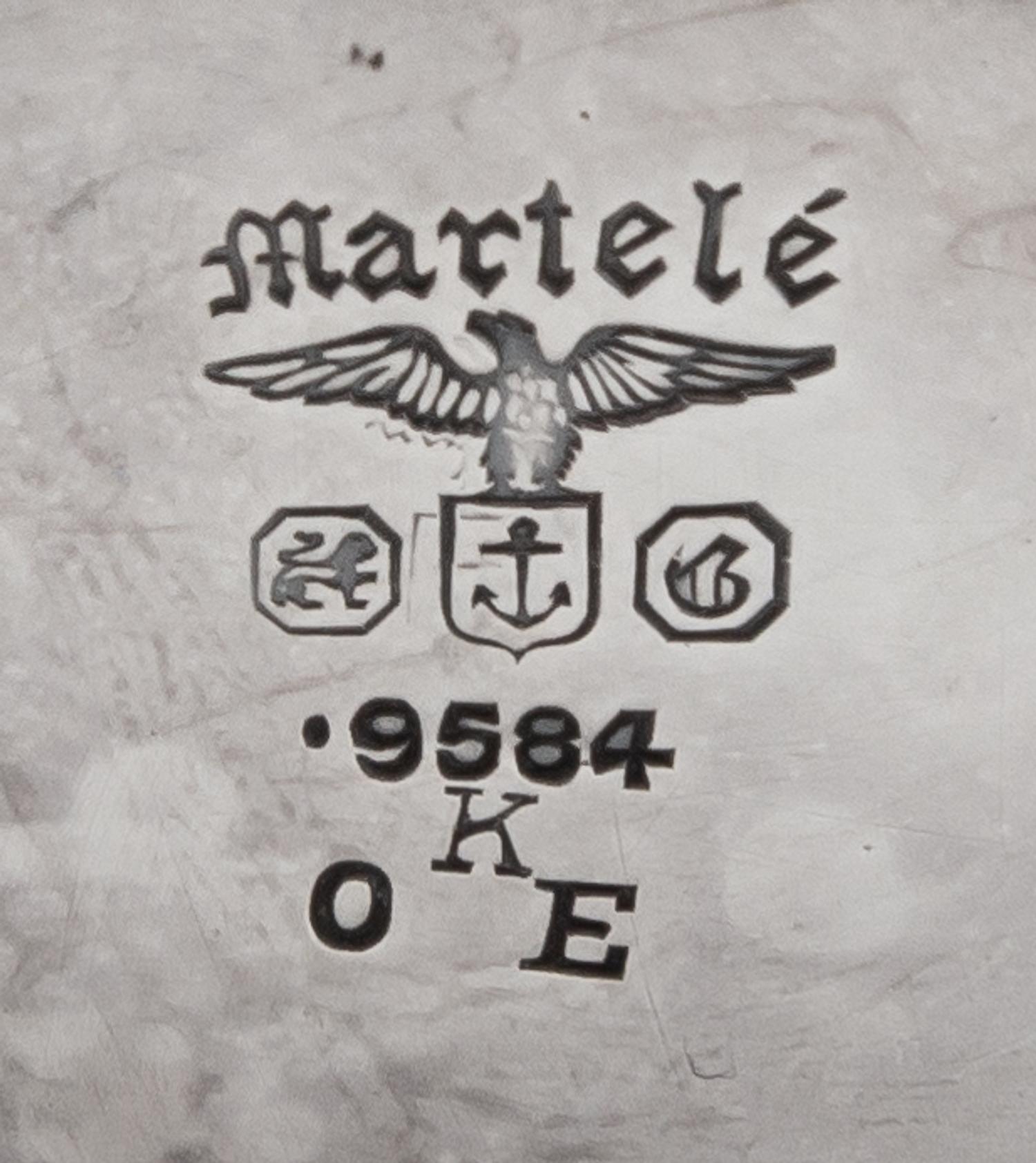 A Gorham Martelé Silver Vase