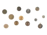 [MILITARIA]. 75+ miscellaneous buttons, mostly American, from the Estate of Carroll J. Delery III.