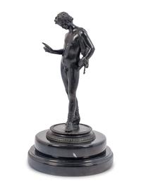 An Italian Bronze Figure of Narcissus