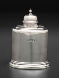 An English Silver Tea Caddy