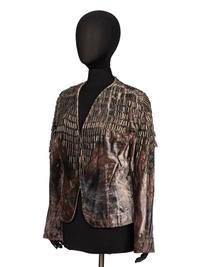 Krizia, Velvet Beaded 'Warrior’ Jacket, 1980s