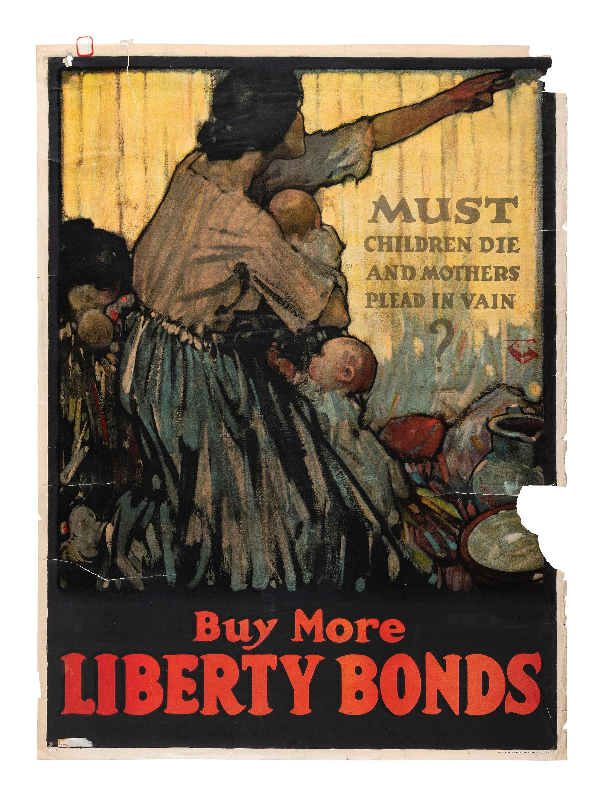 [WORLD WAR I]. A group of 6 posters promoting Liberty Bonds, comprising: