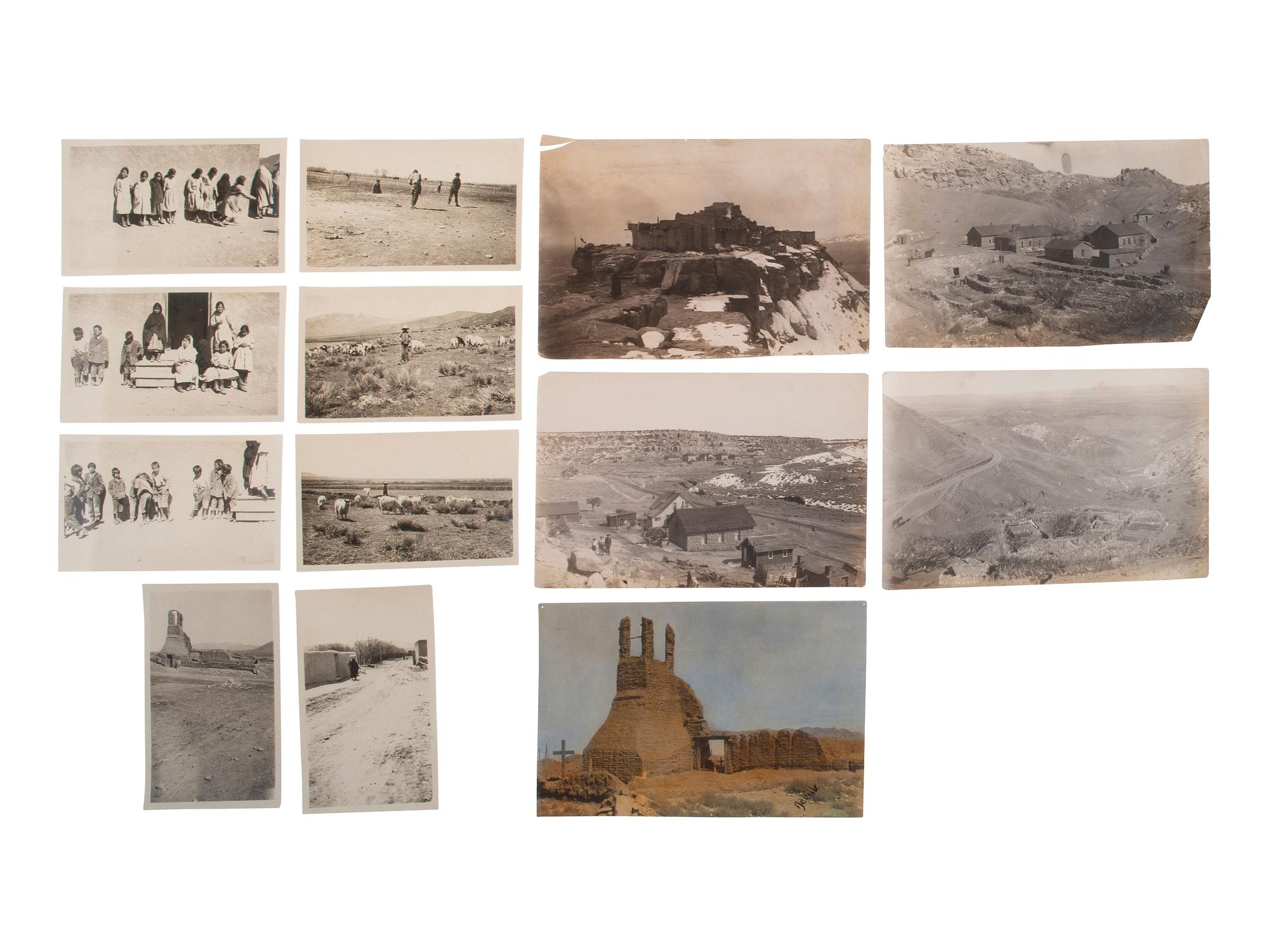 [NATIVE AMERICANS]. 125 photographs of Southwestern scenery, dwellings, and Native Americans.
