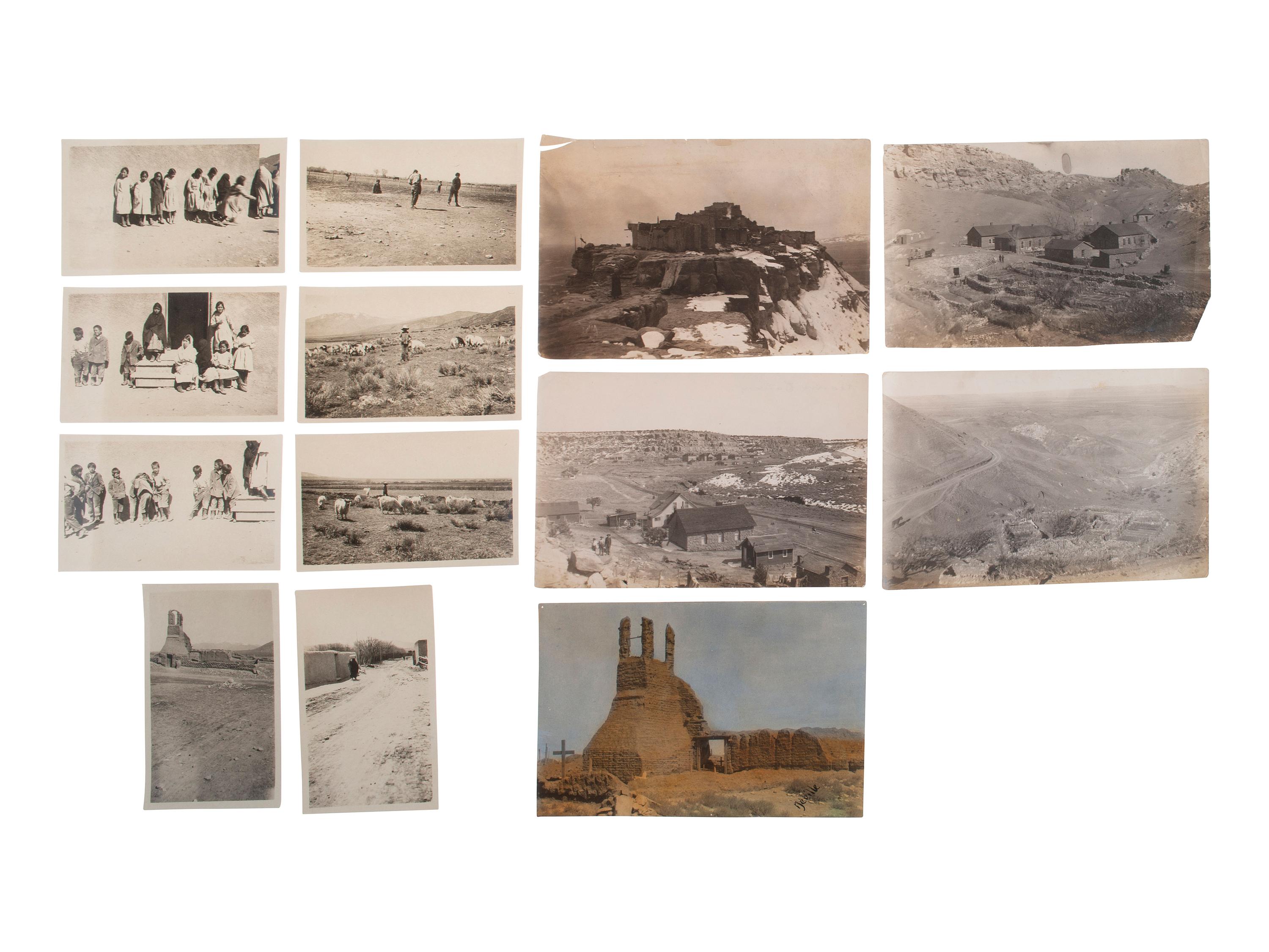 [NATIVE AMERICANS]. 125 photographs of Southwestern scenery, dwellings, and Native Americans.