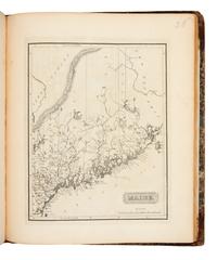 [ATLAS]. A New and Elegant General Atlas Containing Maps of Each of the United States. Balt. and Phila.: Lucas and Nicklin, [ca 1816].