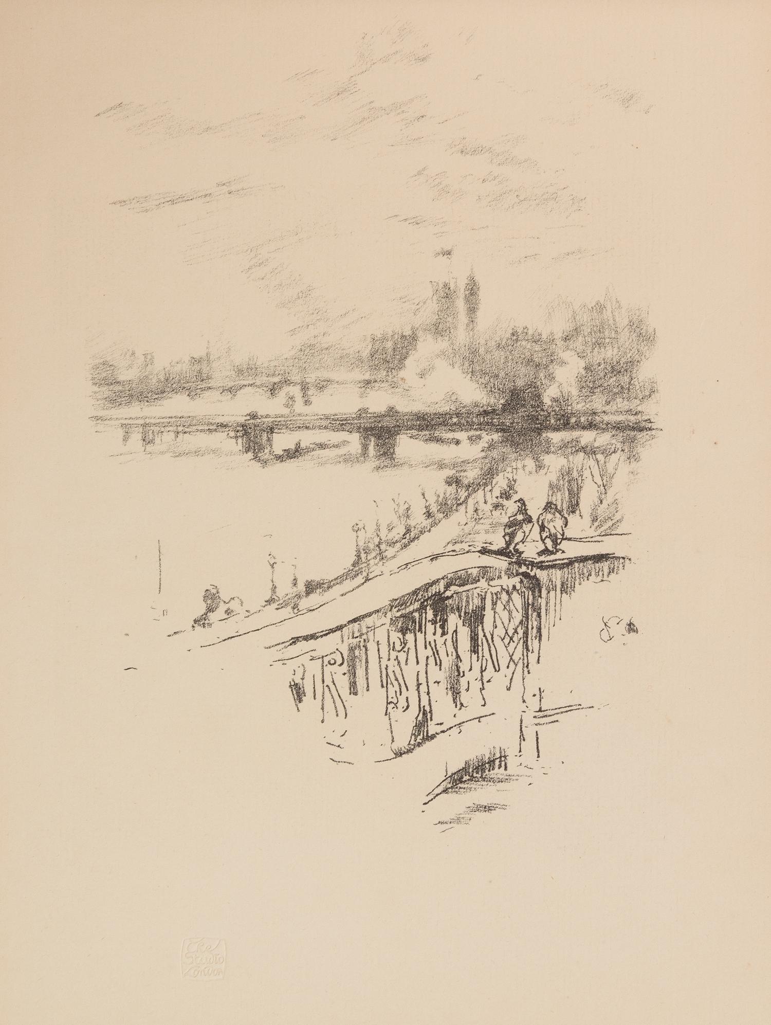 James Abbott McNeill Whistler, (American, 1834-1903), Savoy Pigeons, 1896