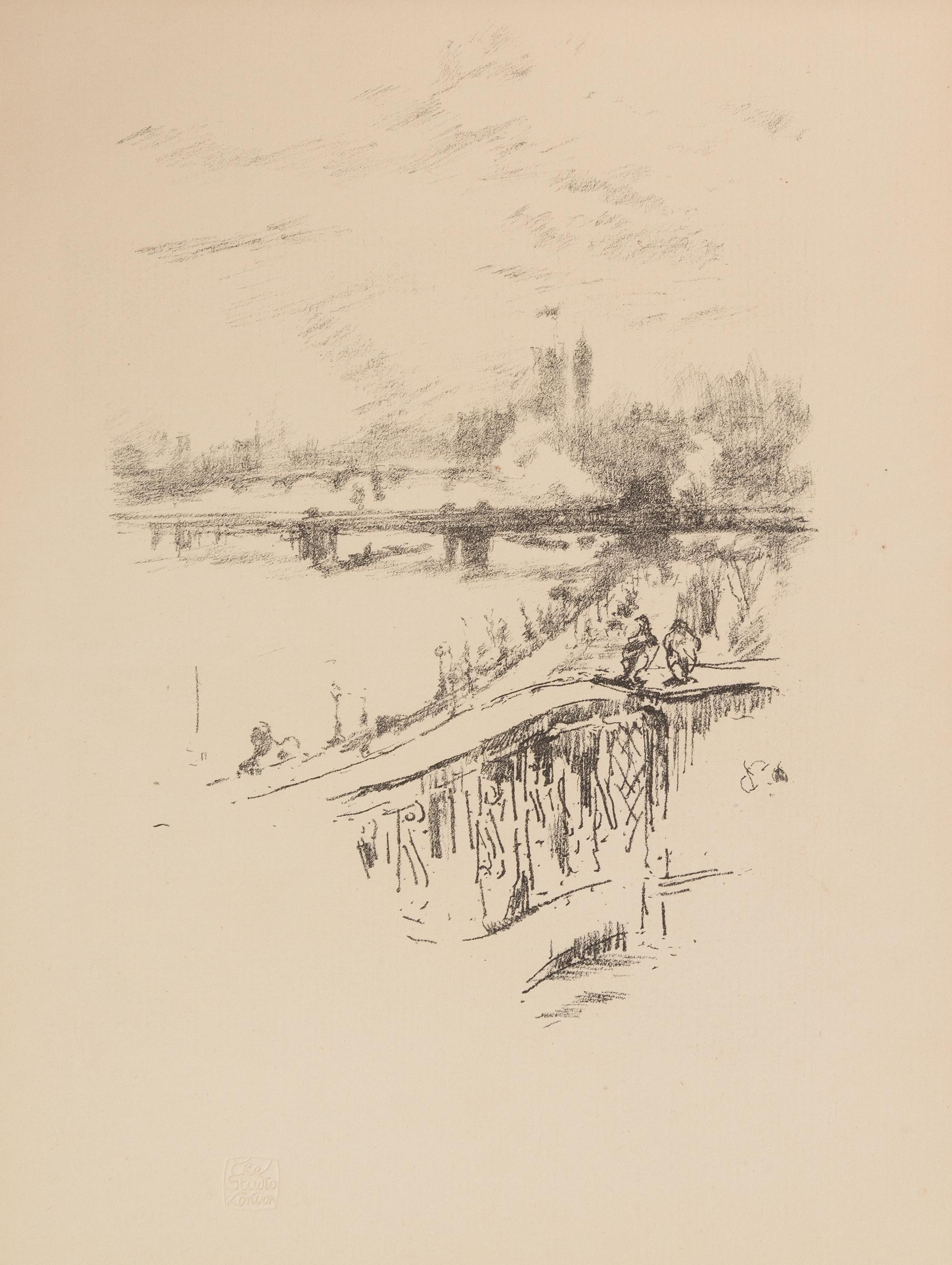 James Abbott McNeill Whistler, (American, 1834-1903), Savoy Pigeons, 1896