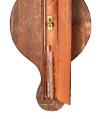 A George III Mahogany Wheel Barometer