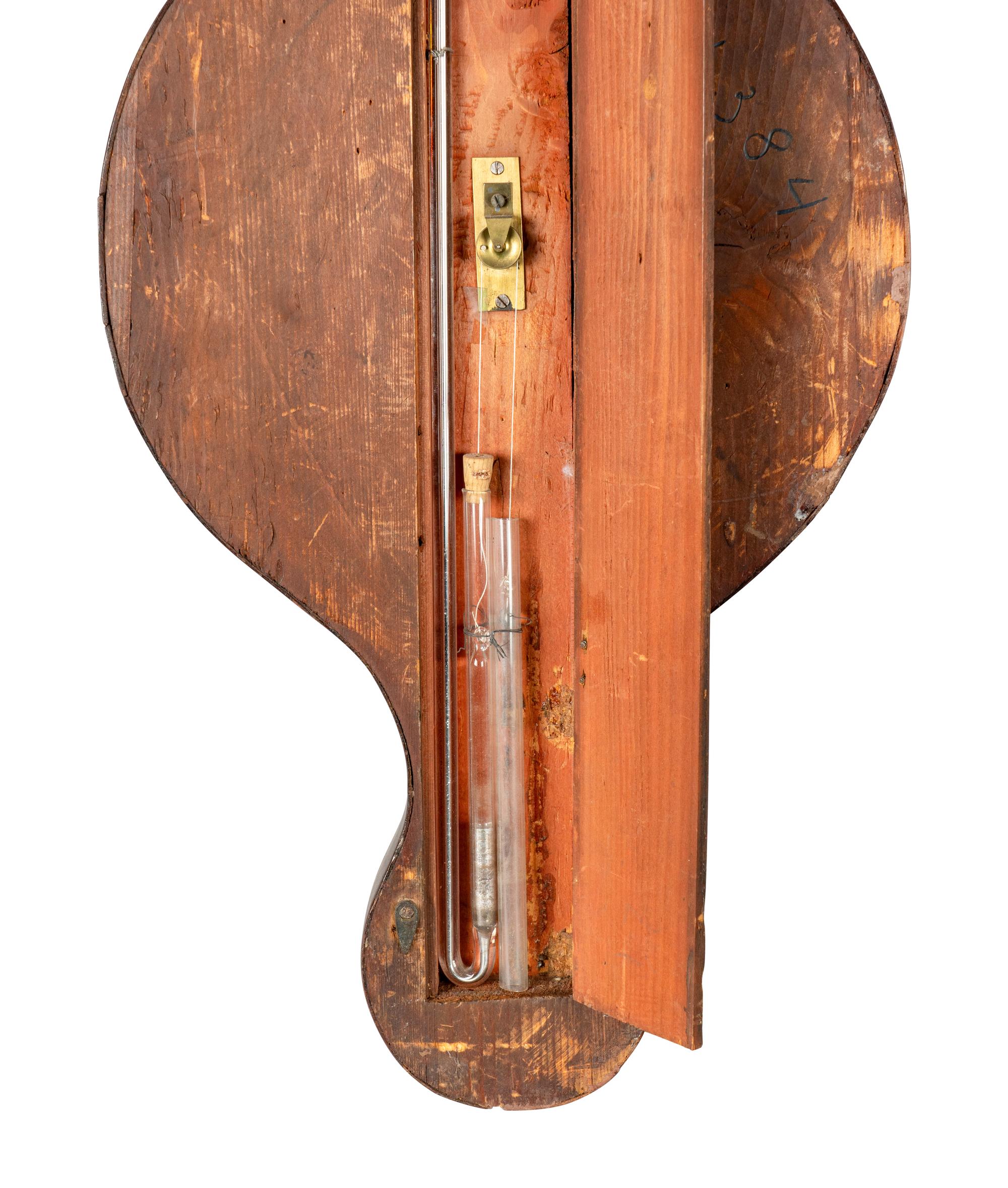 A George III Mahogany Wheel Barometer