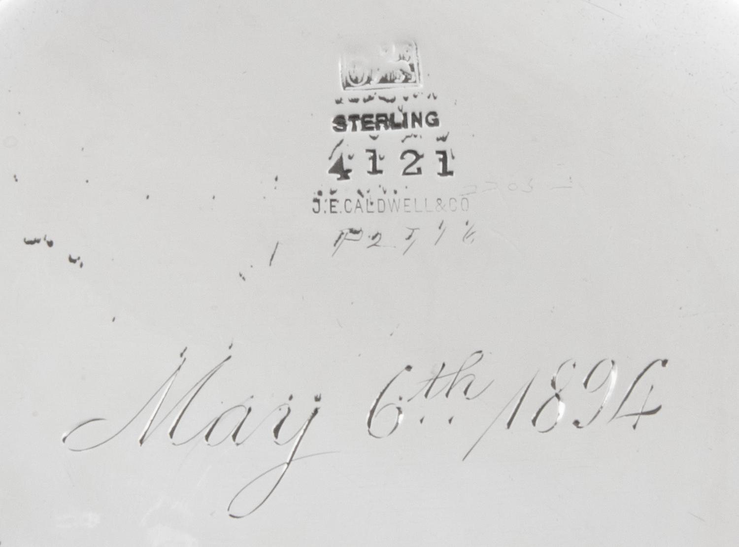 An American Silver Finger Bowl and Underplate