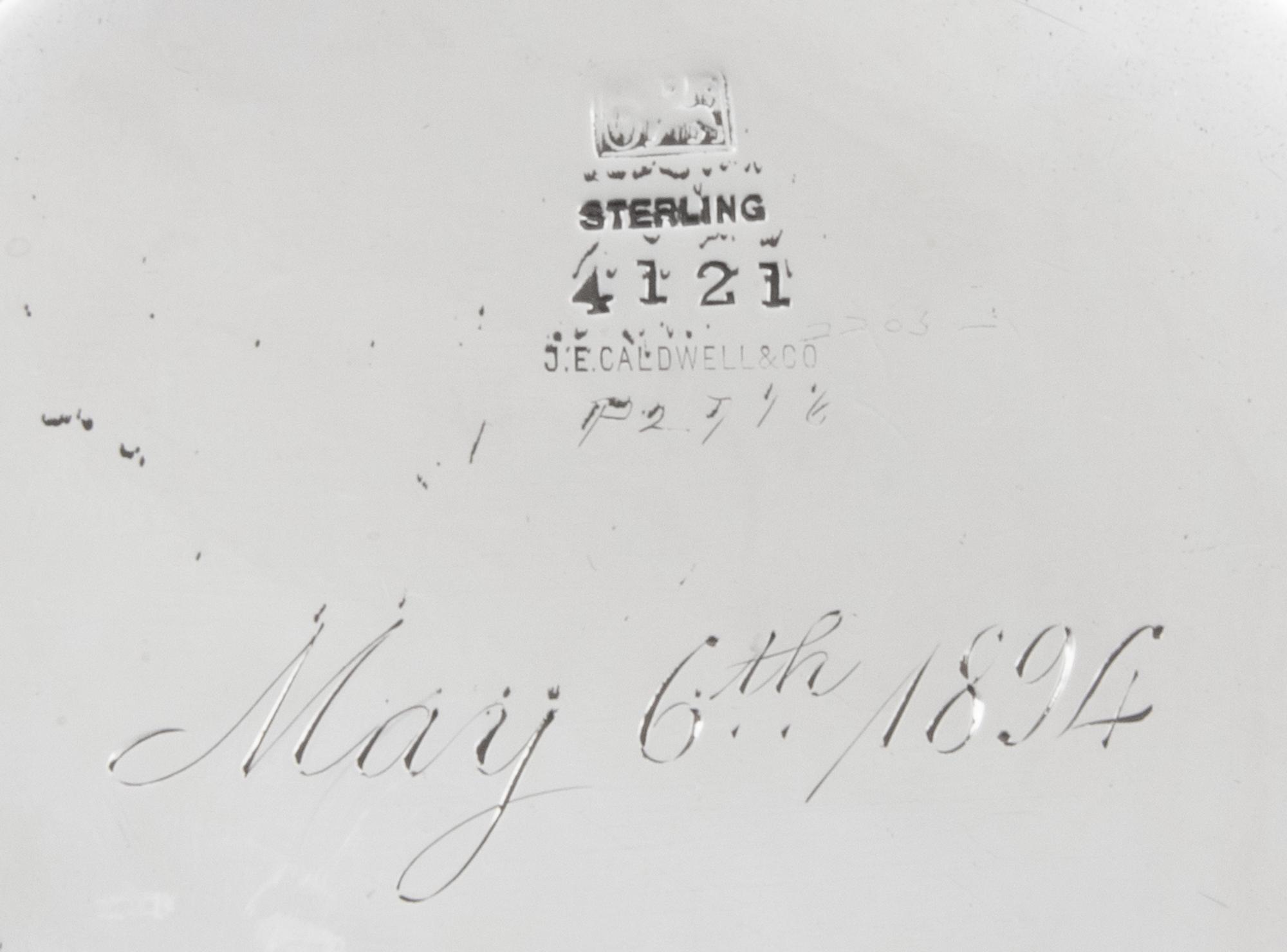 An American Silver Finger Bowl and Underplate