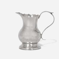 A silver cream pot Hezekiah Silliman (1738-1804), New Haven, CT, circa 1760