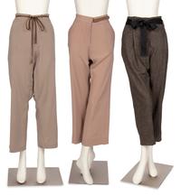 Three Brown Brunello Cucinelli Pants, 2015-20