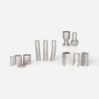 Zelig Segal (Israeli, 1933-2015) A Collection of Nine Judaica Sterling Silver Table Items, Jerusalem, Israel, 1990s