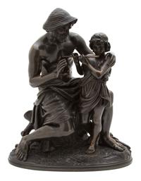 Jacques Antoine Theodore Coinchon, (French, 1814-1881), The Music Lesson