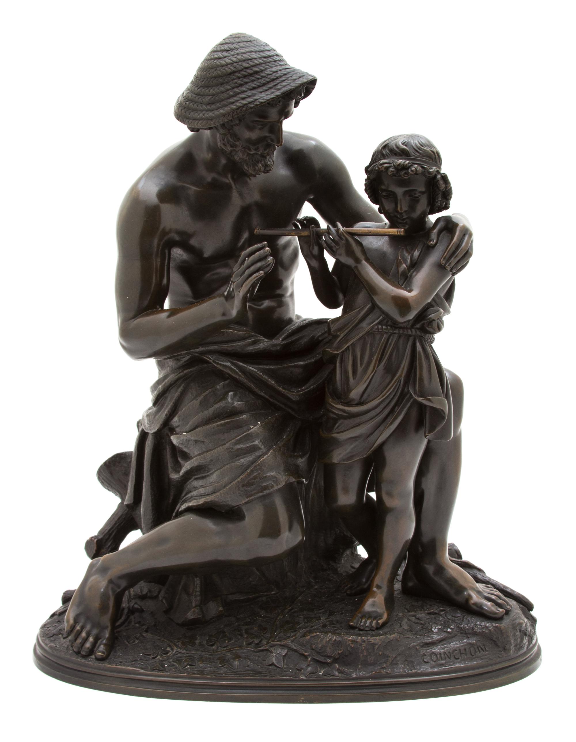Jacques Antoine Theodore Coinchon, (French, 1814-1881), The Music Lesson