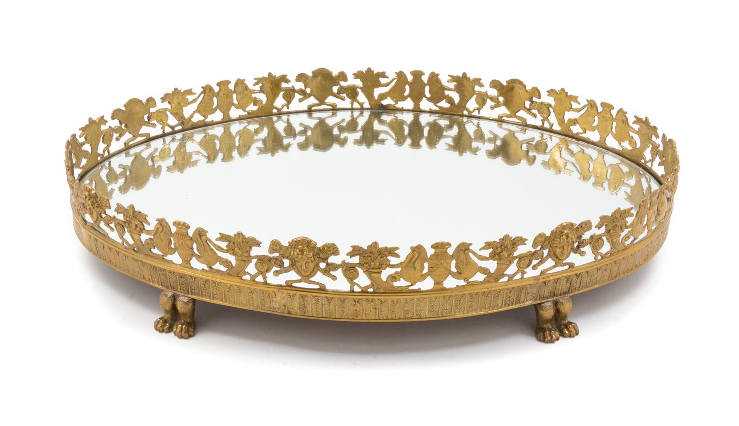 A French Gilt Bronze Table Plateau Width 25 1/2 inches. — LATE 19TH/EARLY 20TH CENTURY