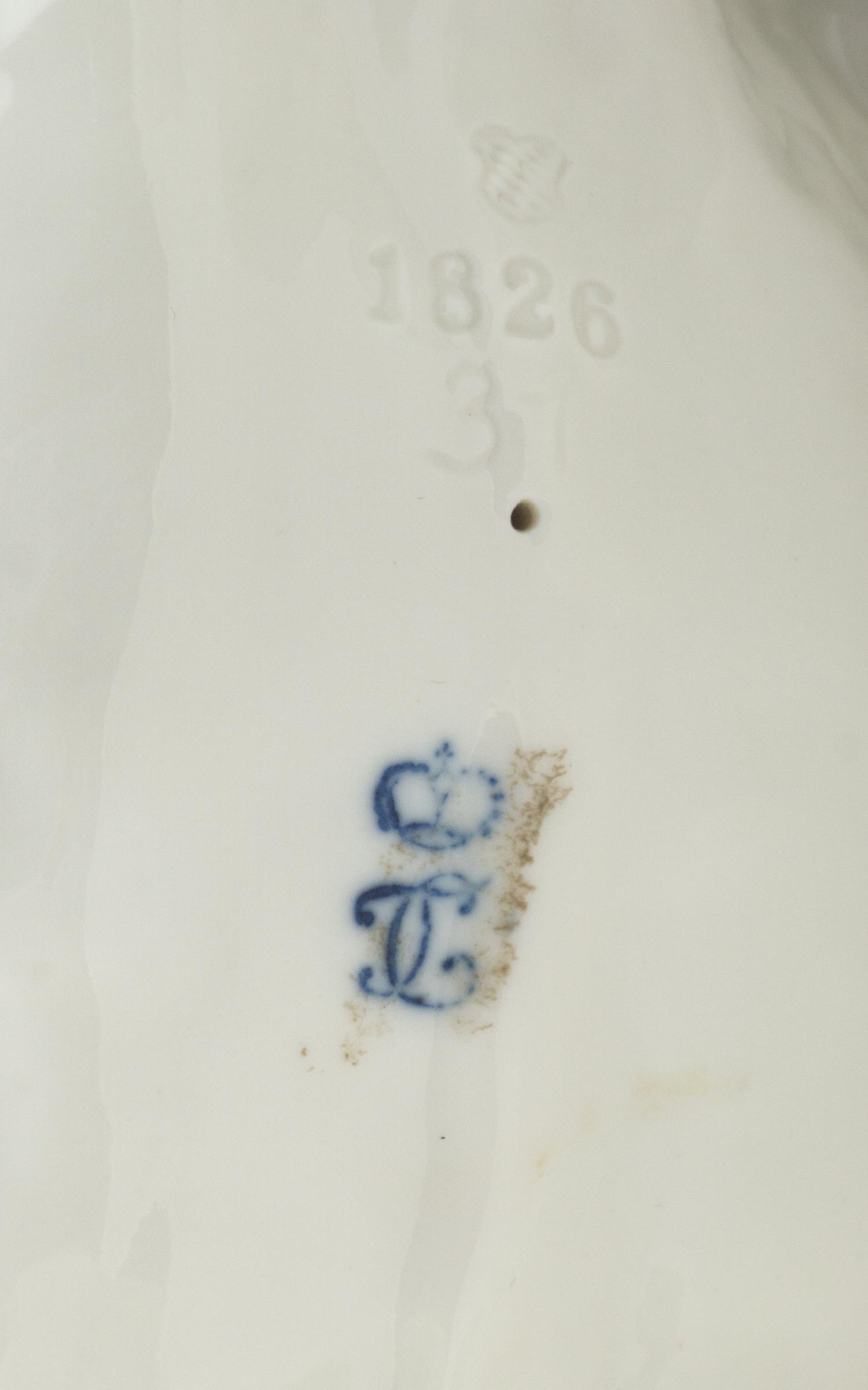 A Nymphenburg Porcelain Clara Rhinoceros