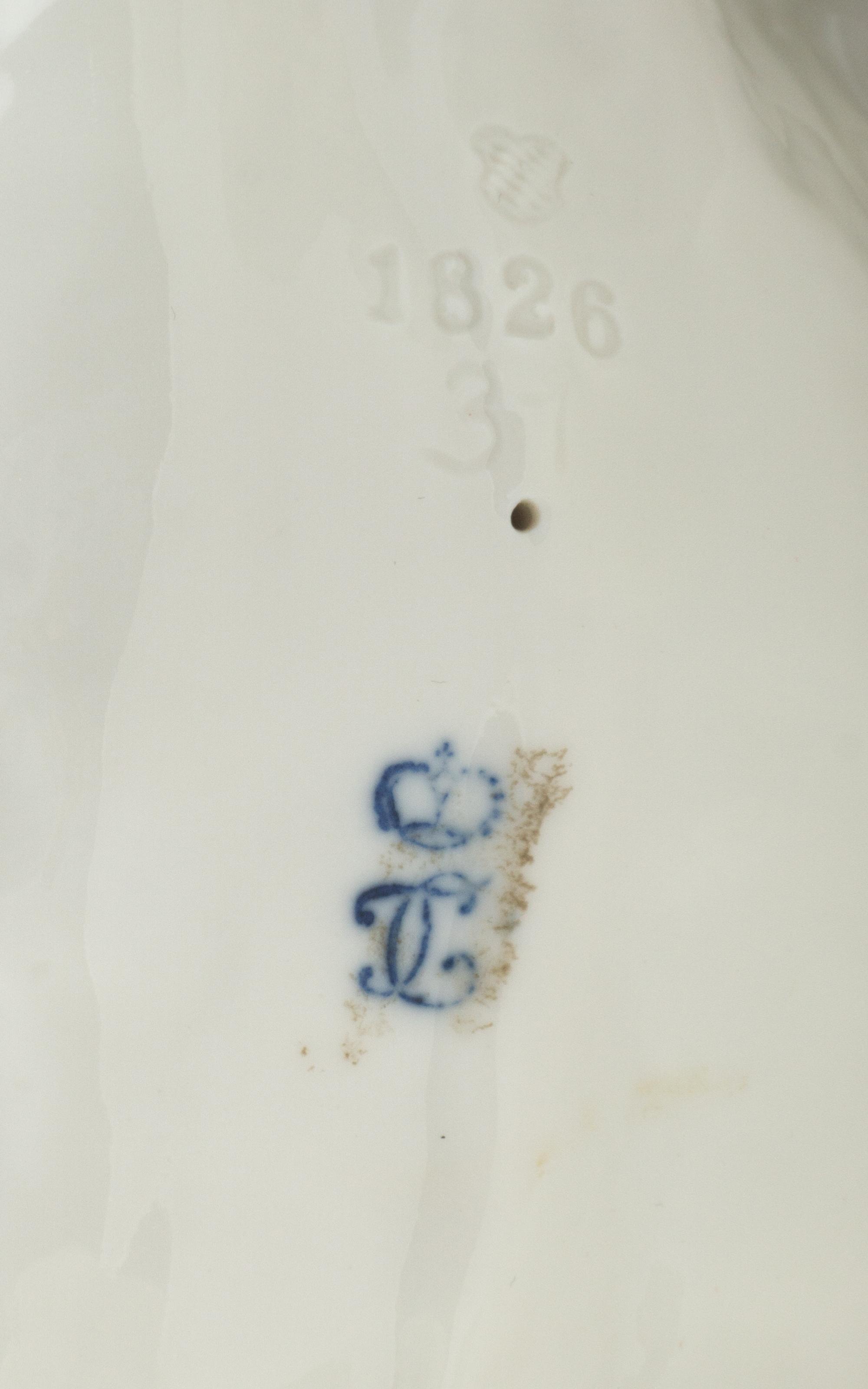 A Nymphenburg Porcelain Clara Rhinoceros