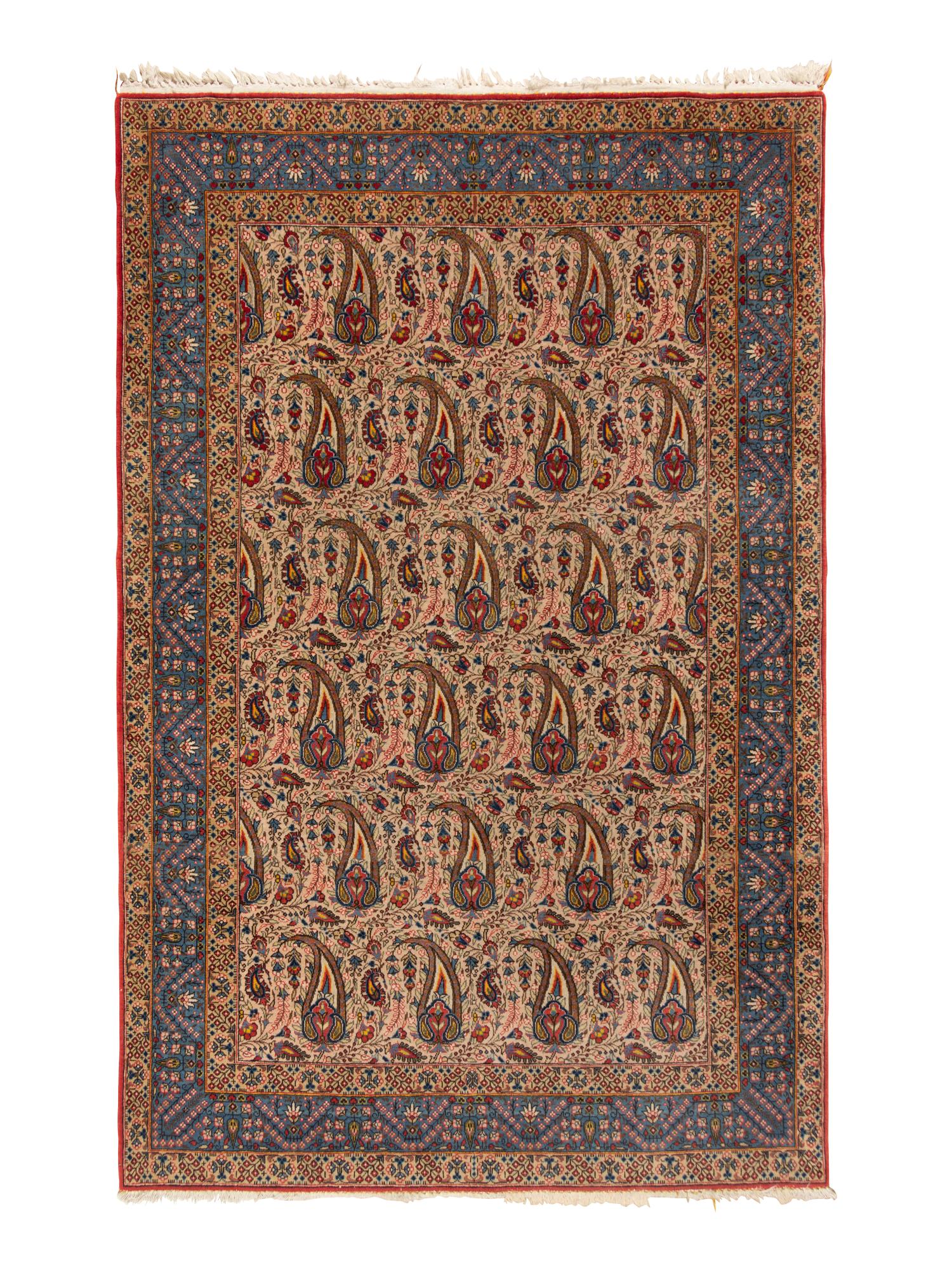 A Qum Wool Rug
