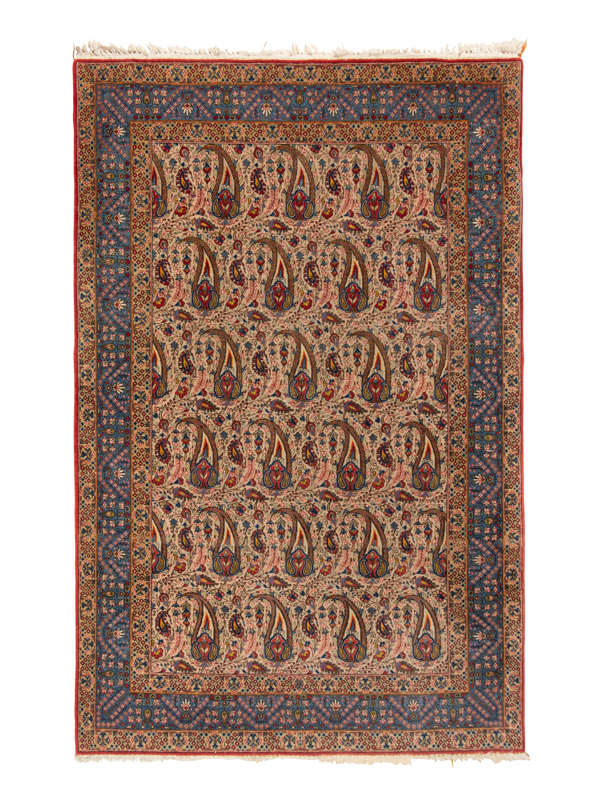 A Qum Wool Rug