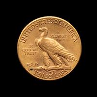 A 1914-D Indian Head $10 Gold Coin