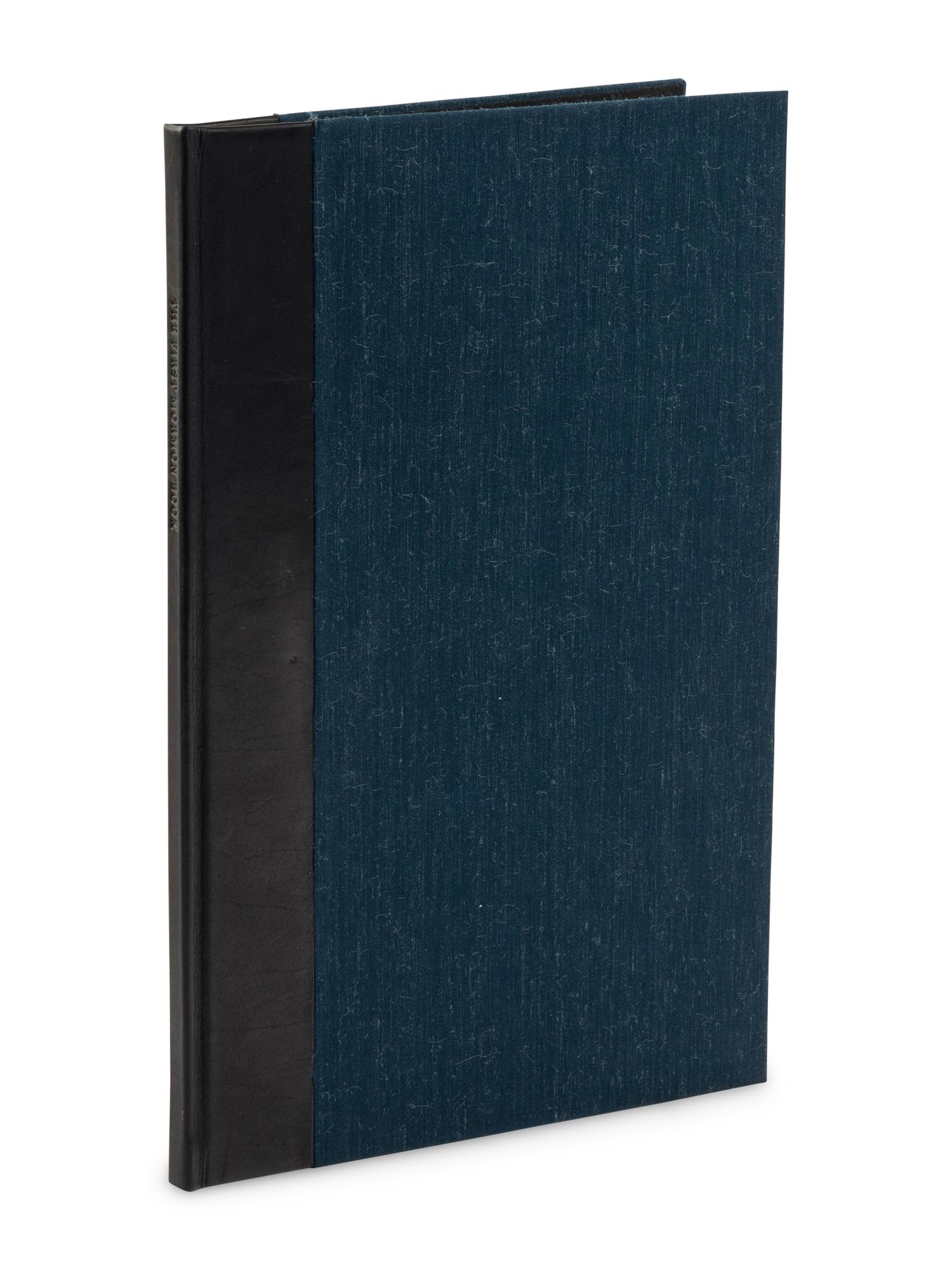 [LEAF BOOK - BOOK OF MORMON]. The First Mormon Book. A Celebration of the 1830 Book of Mormon with an Original Leaf . Salt Lake City: Benchmark Books, 2000.