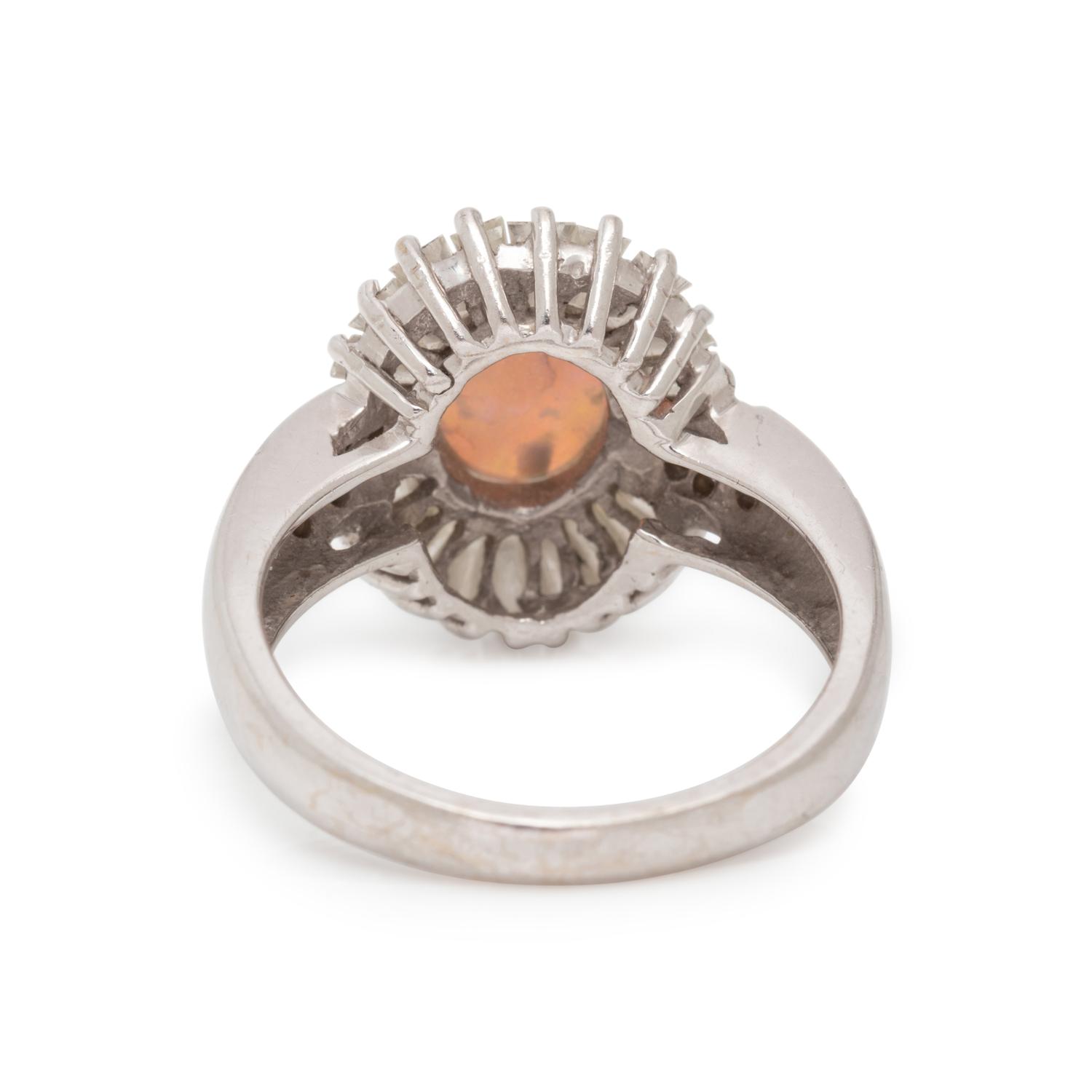 OPAL AND DIAMOND RING