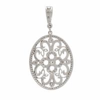 Penny Preville, White Gold and Diamond Pendant