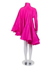 Pierre Cardin Haute Couture Flounced Taffeta Dress, 1990-2000s