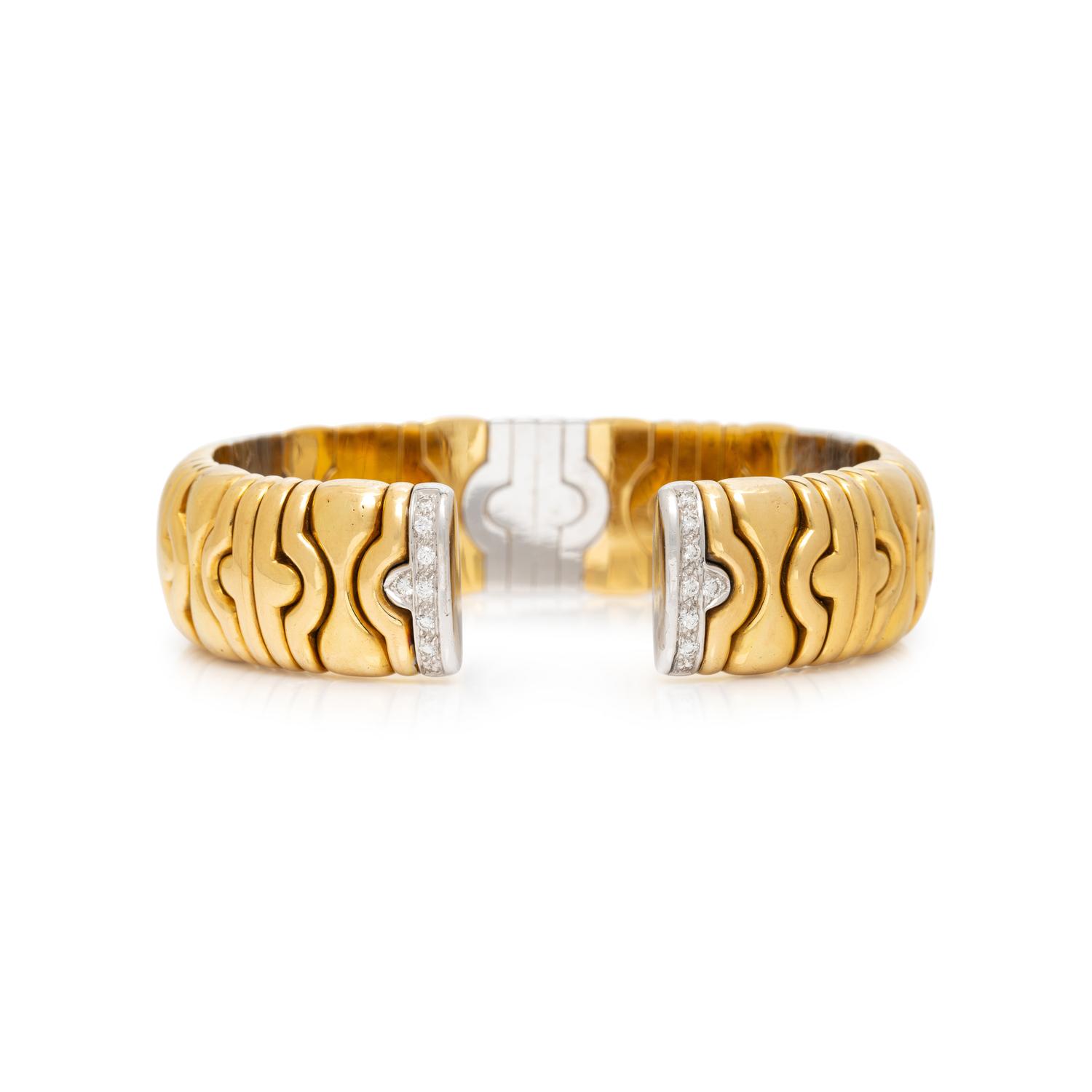 RUBY AND DIAMOND CUFF BRACELET