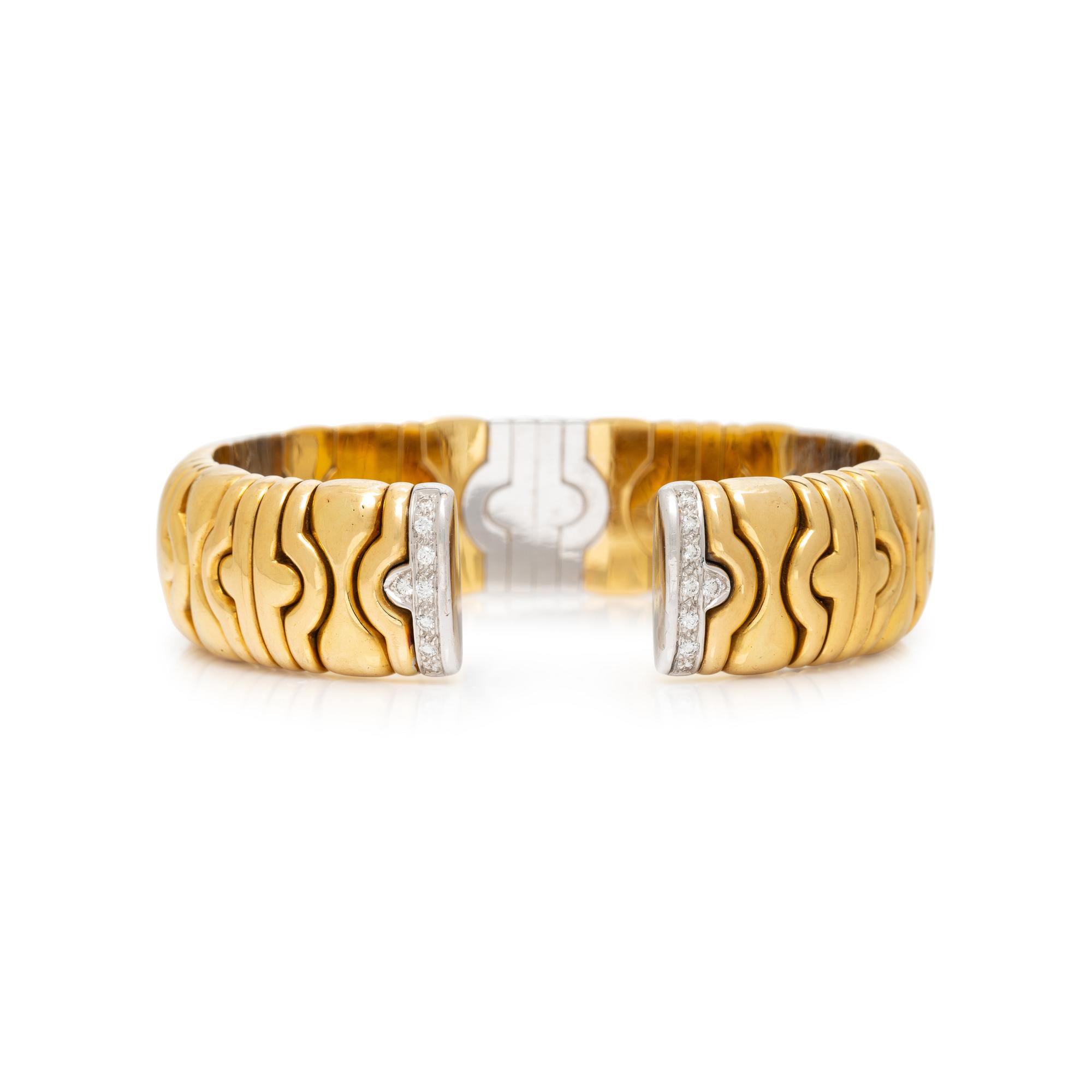 RUBY AND DIAMOND CUFF BRACELET