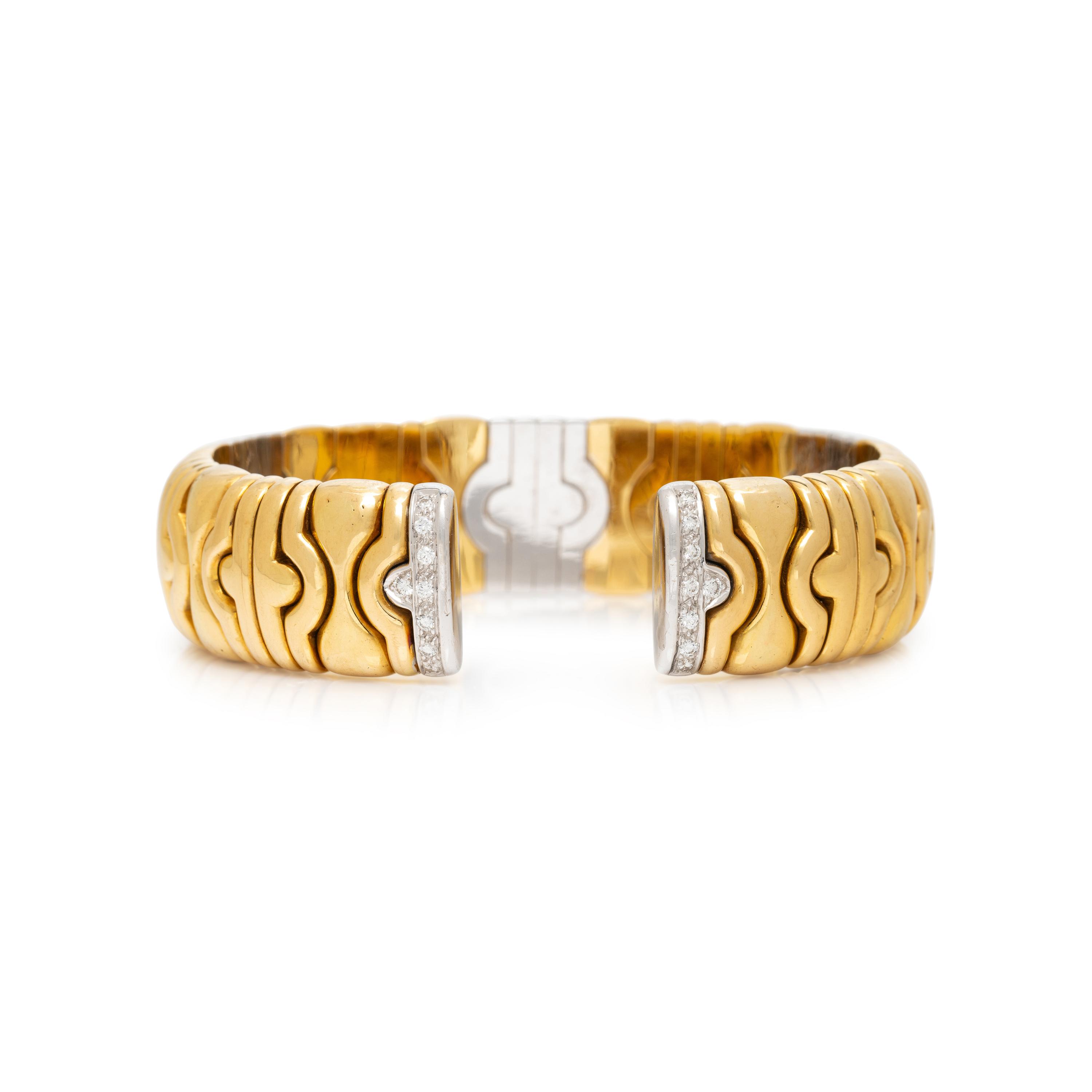 RUBY AND DIAMOND CUFF BRACELET