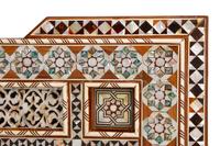 A Pair of Moorish Style Marquetry Mirrors