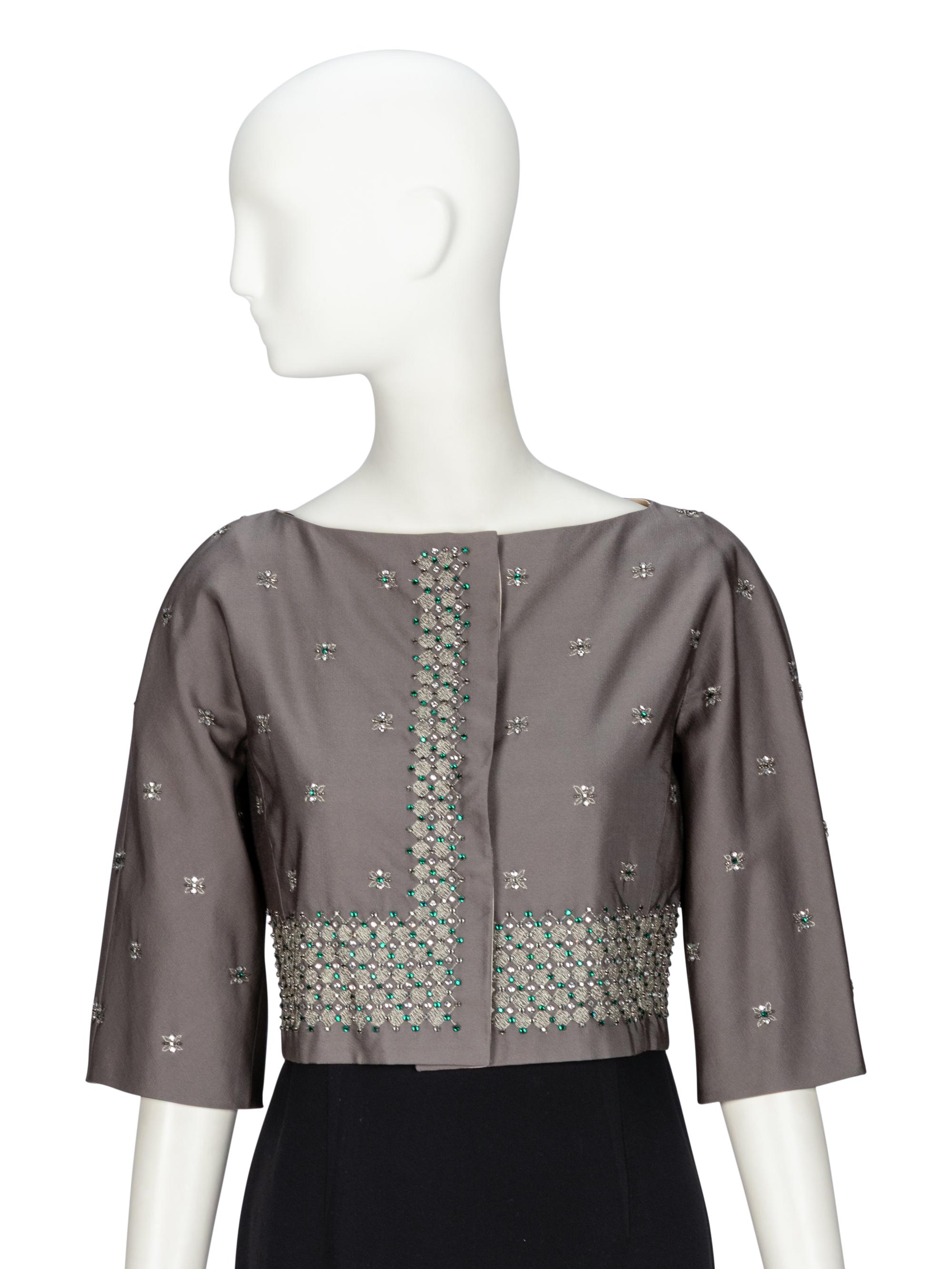 Prada, Embellished Silk Jacket