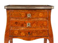 A Louis XV Style Marquetry Table en Chiffonnière
