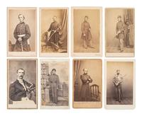 [CIVIL WAR]. A group of 20 CDVs of identified members of the 7th New York State Militia, incl. MOH recipient Rufus King.