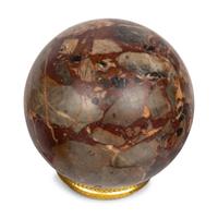 Four Grand Tour Marble Spherical Ornaments