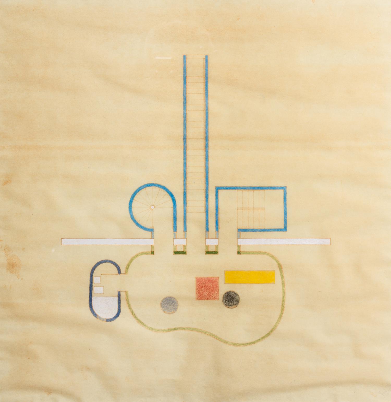 John Hejduk, (American, b. 1929), Cemetery of the Ashes of Thought (three works)