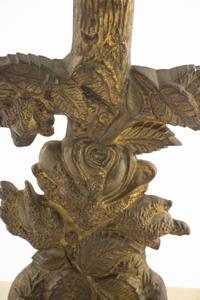 A Pair of Gilt Metal Candlesticks