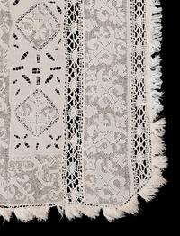 Collection of Six Cotton and Linen Lace Items