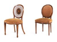 A Set of Six Louis XVI Style Dining Chairs
