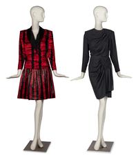 Galanos Ensemble and Dress, 1980s