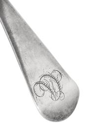 A Scottish Silver Basting Spoon