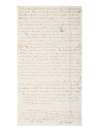 [WESTERN AMERICANA-MINING]. 2 manuscripts, incl. miner's letter from Norwegian Gulch (Montana), 1869
