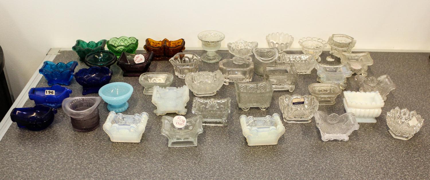 A Collection of American Glass Salts — 19TH CENTURY
