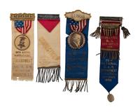 [CIVIL WAR - GRAND ARMY OF THE REPUBLIC] A large group of GAR ribbons and rare GAR ring, including: