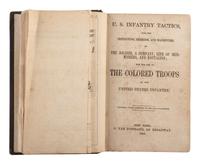 [CIVIL WAR]. Archive of items related to Elisha Hunt RHODES (1842-1917), 2nd Rhode Island Volunteer Infantry, incl. diary pages, battlefield map, and tactic manual for US Colored Troops.