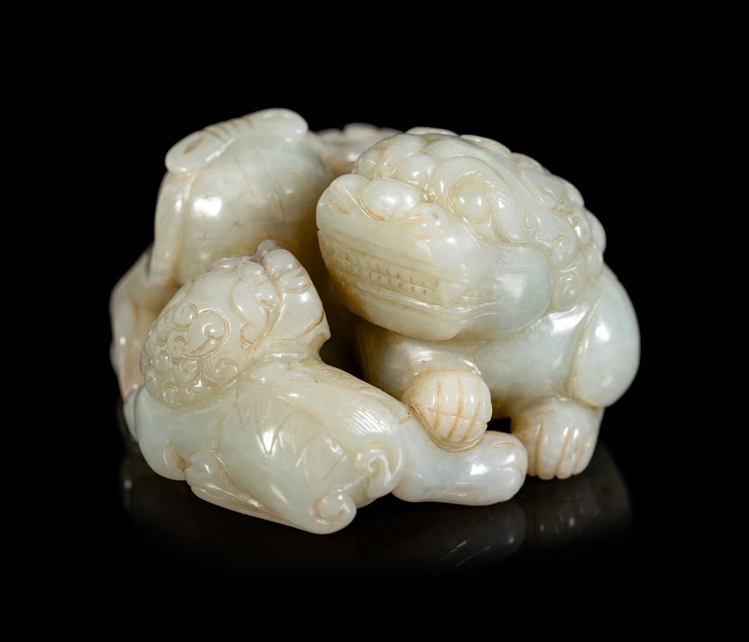 Five Chinese Jade Carvings of Animals