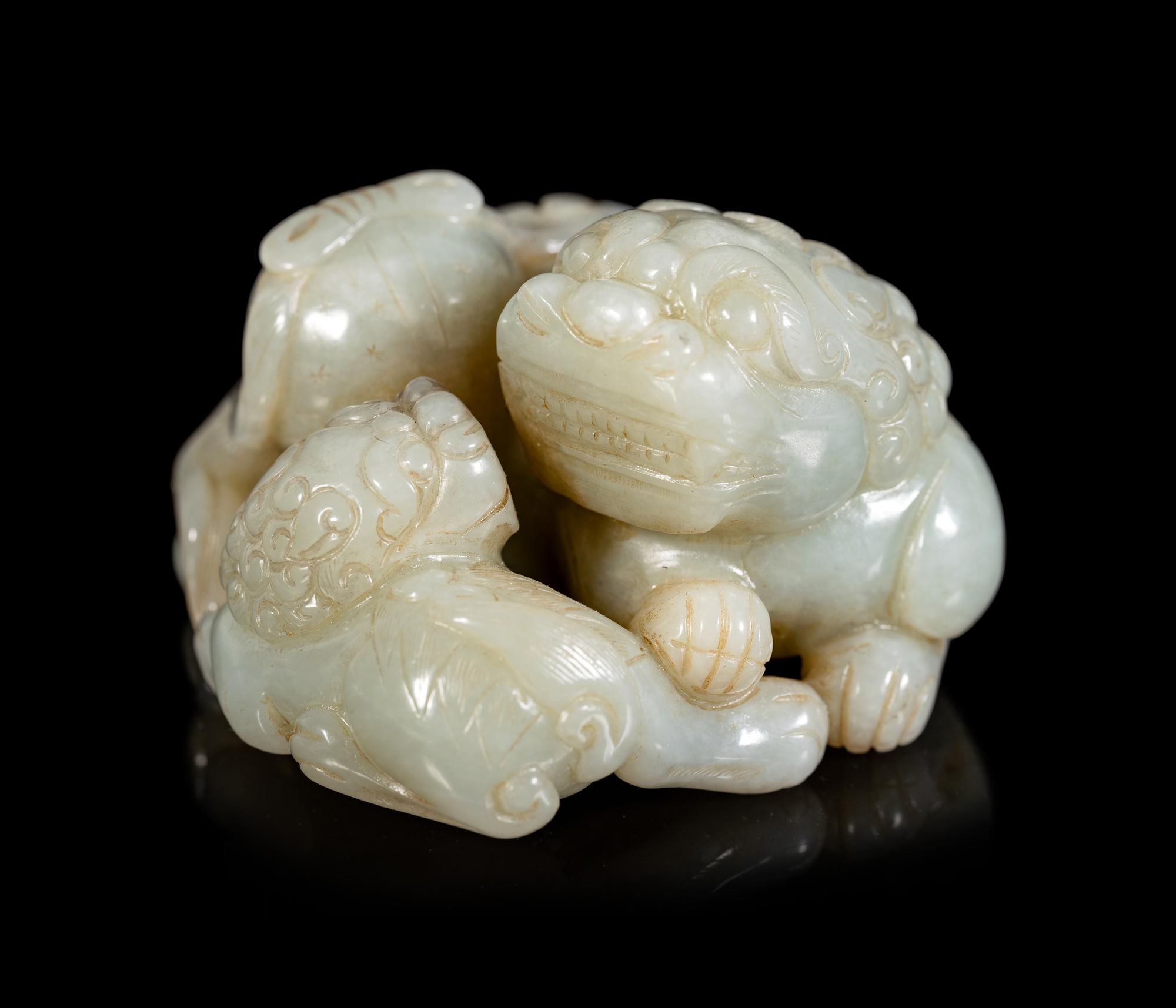 Five Chinese Jade Carvings of Animals